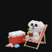 YouTubeギフト Beach dog